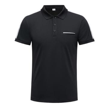 英格杰家 FABRIC细珠地网眼面料短袖T恤POLO衫 GYJ1189T黑色，4XL