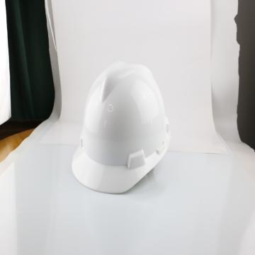 MSA/梅思安 安全帽，V-Gard 标准型，ABS白，一指键，PVC，尼龙，E型下颏带 10245131，10146524