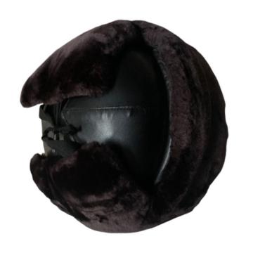 唐丰 安全帽长绒毛 ABS内壳 唐丰棉安全帽（棕色）