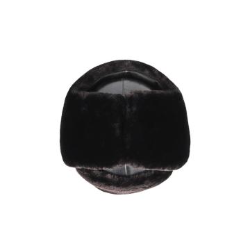 安铠迅 仿羊剪绒棉安全帽黑色 GY-FH1