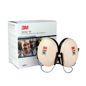 3M PELTOR OPTIME 95系列颈戴式耳罩白黑 H6B