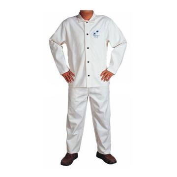 威特仕 火狐狸白色上身焊服套装 33-6930+33-9900-3XL