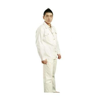 JEFENGLONG 阻燃防护服全棉 3003-12 ，本白色 XL