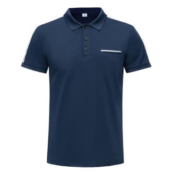 英格杰家 FABRIC细珠地网眼面料短袖T恤POLO衫 GYJ1189T藏蓝色，2XL
