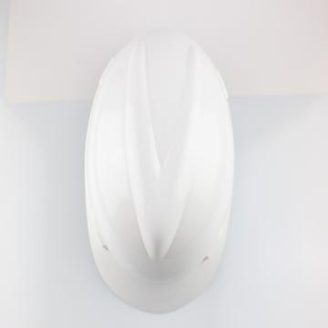 MSA/梅思安 安全帽，V-Gard 标准型，ABS白，一指键，针织，尼龙，E型下颏带 10245132