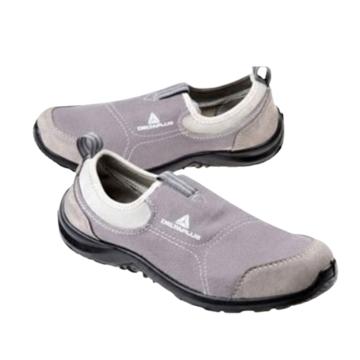 代尔塔 MIAMI S1P松紧安全鞋，防砸防刺穿防静电灰色 301216-GR-43