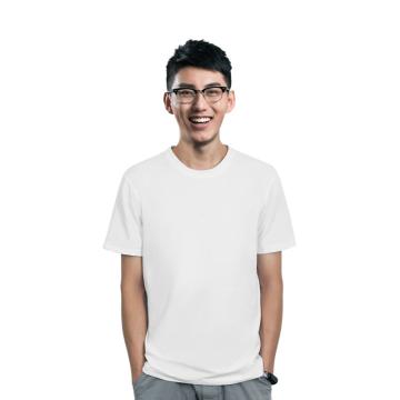 Raxwell 纯棉T恤白色，时尚款，XL RW8203