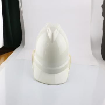 MSA/梅思安 安全帽，V-Gard 带孔豪华型，ABS白，一指键，PVC，尼龙，E型下颏带 10245179，10146677