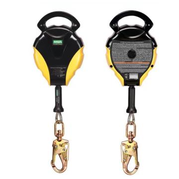 MSA/梅思安 速差器沃克曼速差自控器，15米镀锌钢缆，21mm开口挂钩 10127257