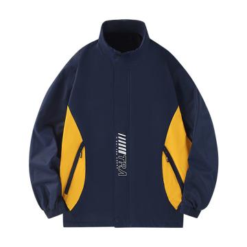 英格杰家 秋季冲锋衣防风防水保暖深蓝色 XM-88-XL