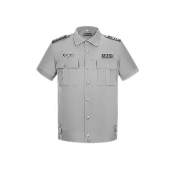 英格杰家 春夏季保安作训服制服160-190（配标贴，下单备注尺码，定制logo另外收费） JFBACY001，灰色短袖