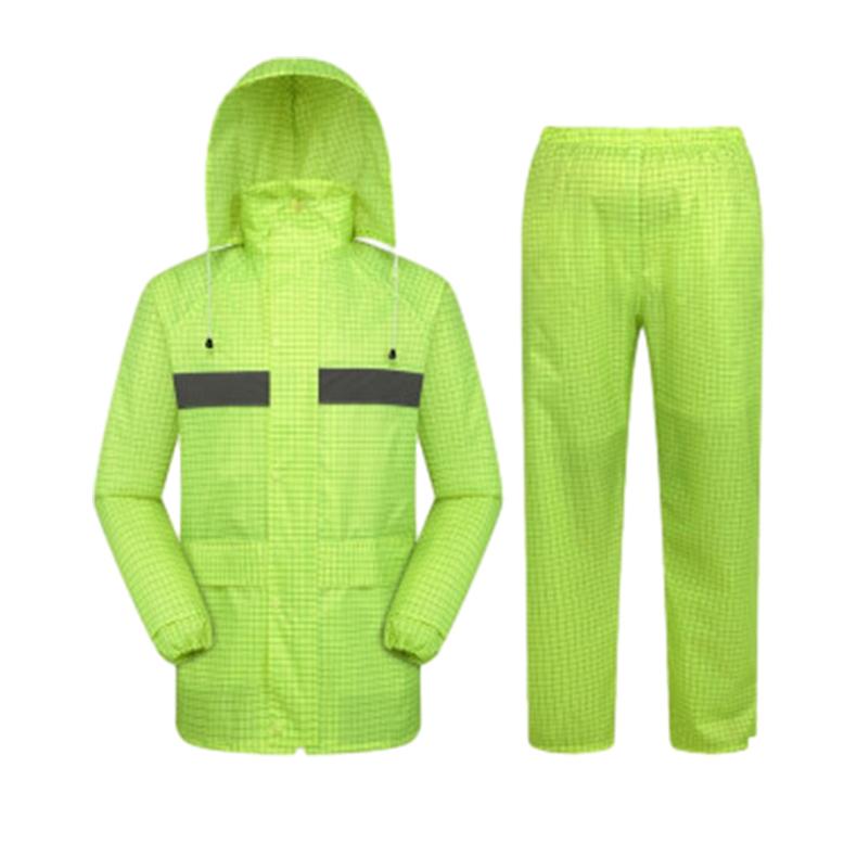 燕王 电工反光分体雨衣套装 YW667荧光黄 3XL