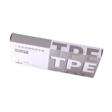 成楷科技 一次性加厚TPE手套食品级，蓝色，100只/盒，10盒/箱 CKS-PE901L-L