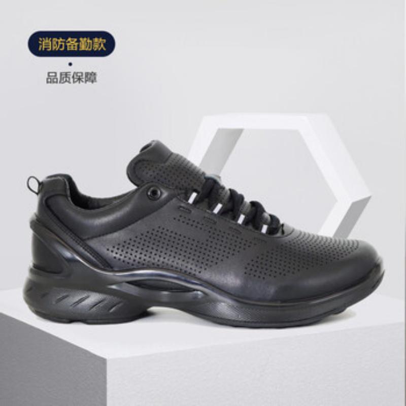 征战虎 消防备勤鞋男新式消防鞋黑色制式体能训练鞋19式作训鞋消防皮鞋四季款 黑色38-46 XF备勤款