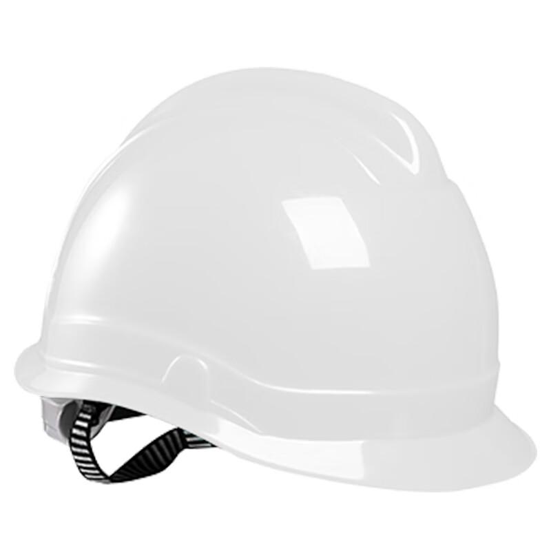 安客来 T字型ABS安全帽按钮款 可定制LOGO HSKY-T 白色 按钮款