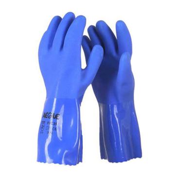 羿科 PVC耐油手套蓝色，35cm，PVC35 60604802