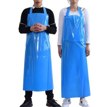 食安库 食品级围裙，220533 TPU 30丝 蓝色(普通绳) 220533 TPU