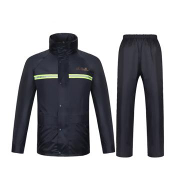 TIANTANG/天堂 分体雨衣套装藏青色 带反光条，尼龙绸 N211-7AX-XXXXL