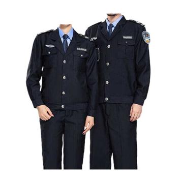 英格杰家 春秋保安服套装制服含贴标，160-190（下单备注尺码，印制需咨询），定制logo另外收费 BAF-XA，藏青夹克款