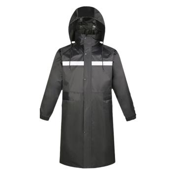 功成狮 长款雨衣不含裤黑色 4XL GW8645