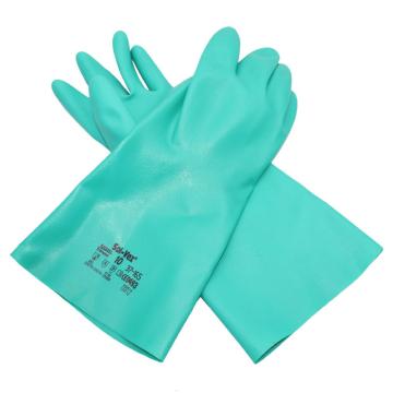 Ansell/安思尔 丁腈防化手套（下单前询货）0.56mm厚，38cm长，直戴式 37-165-8