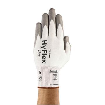 Ansell/安思尔 3级防割手套手掌涂层，灰色，12副/包 11-644-9