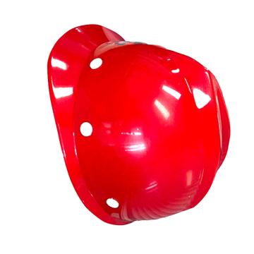 金能电力 玻璃钢安全帽（V型）红色 JN-AQM-BV-1
