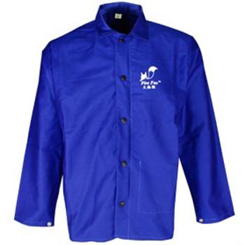 威特仕 焊接防护服火狐狸蓝色上身焊服 33-6830-XXXXL