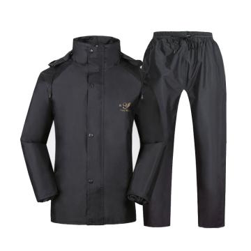 燕王 加厚反光雨衣套装深藏青 带反光条，桃皮绒 YW688-2XL