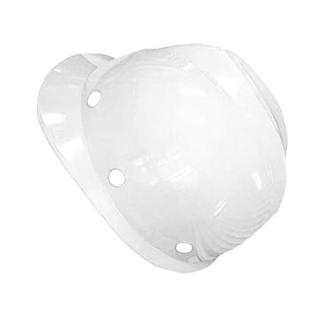 金能电力 玻璃钢安全帽（V型）白，配近电报警器 JN-AQM-BV-J4