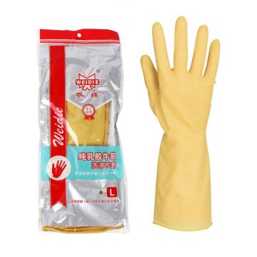 威蝶 乳胶加厚牛筋手套32cm，95g/副 L