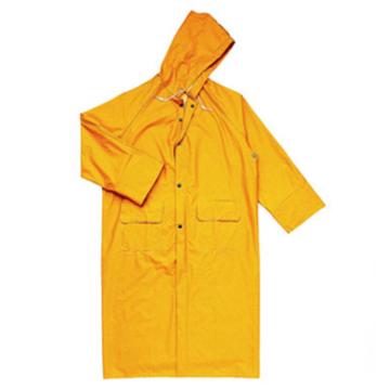 代尔塔 MA305连体式雨衣 防洪度汛雨衣涤纶风衣版 407005-XXL,黄色
