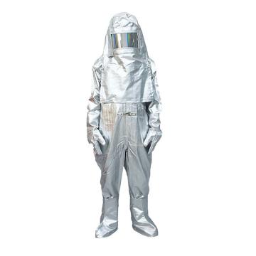 劳卫士 耐高温连体隔热服套装复合铝箔 LWS-007-A，XL