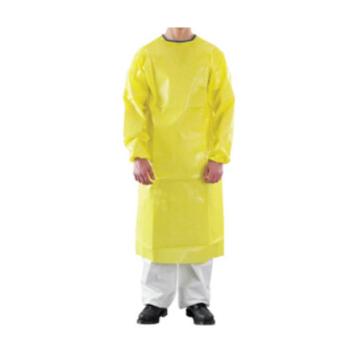 Ansell/安思尔 微护佳C级带袖防化围裙MC3000 黄色 YE30-W-99-214-00，XL