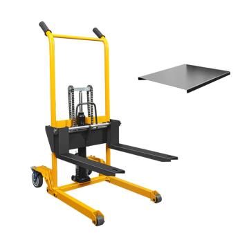 力拓中用 小堆高车拆卸款，载重(KG)：200KG，升高(M)：0.84，万向大轮带盖板货叉长度540mm HS200CB