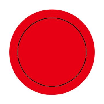 帛拉 仪表盘上下限标识 直径50mm（整圆）红色 BL00247