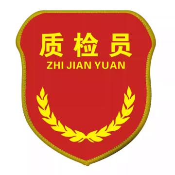 戴利 臂章，针织布艺臂章，（内容可定制）90*100mm 曲别针安装