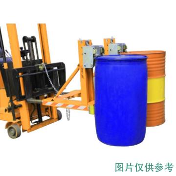 鹰力 叼扣式轻型双油桶四夹具载重（Kg）：720，叉车专用属 鹰力DG720B
