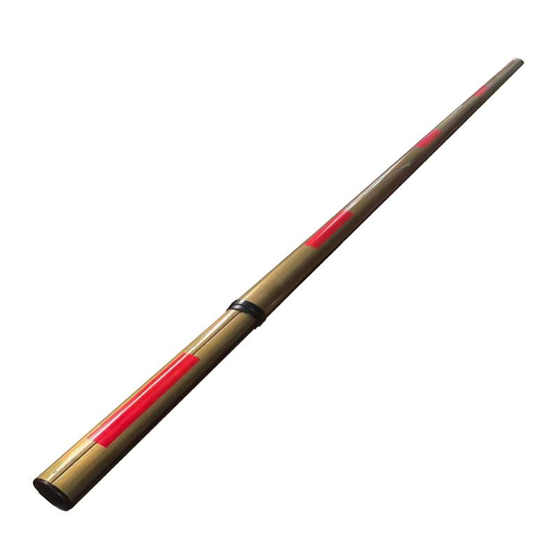 月桐 椭圆杆道闸杆挡车杆长6m 宽80×高50mm 金色+红色 不带胶条 适用于捷顺 YT-XDZ1227