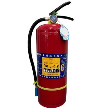 海天消防 GB4351-2023新标，手提式干粉灭火器6KG，车载 MF/ABCE6C