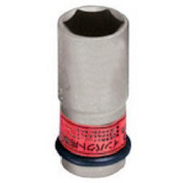 TONE 冲击用薄型箔螺母套筒（汽车维修用）对边尺寸21mm 插入角12.7mm 4A21N
