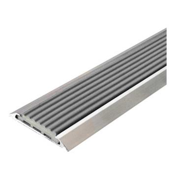 Raxwell 铝合金楼梯防滑条平板-灰色，宽50mmx厚1mm，长度：1.5m RSSA0055