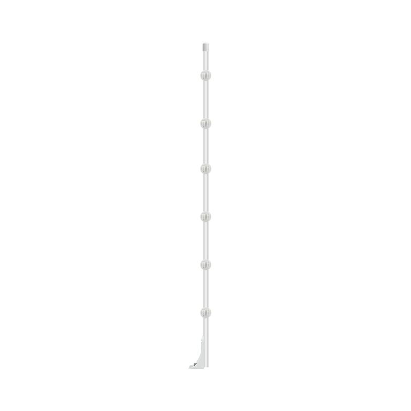 艾礼安 电子围栏6线承力杆套装铝合金承力杆Φ21mm*1250mm，含配套绝缘子，防雨帽，底座 6线承力杆套装