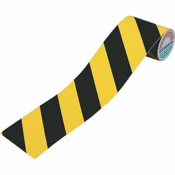 绿十字 反光标线胶带（线带） 黄/黑 TR3-A 90mm宽×10m 室内用 256301