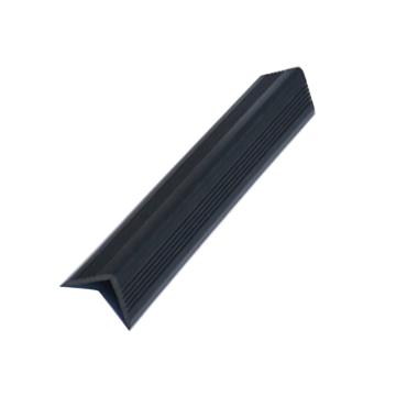 安赛瑞 PVC塑料防撞条，台阶包边条，3.5cmx1米，黑色 1B00108