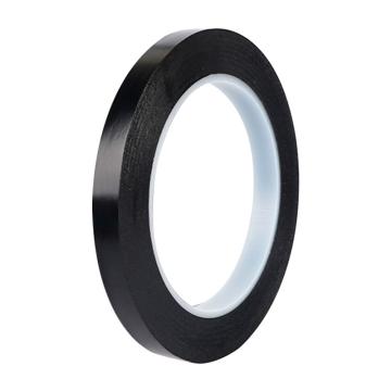 安赛瑞 5S桌面定位胶带5mm*66m PET黑色 10卷起订 EA100639