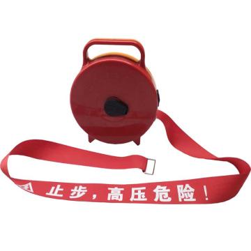 布朗森 盒装手提警示伸缩带，止步高压危险，5cmx50m A688303