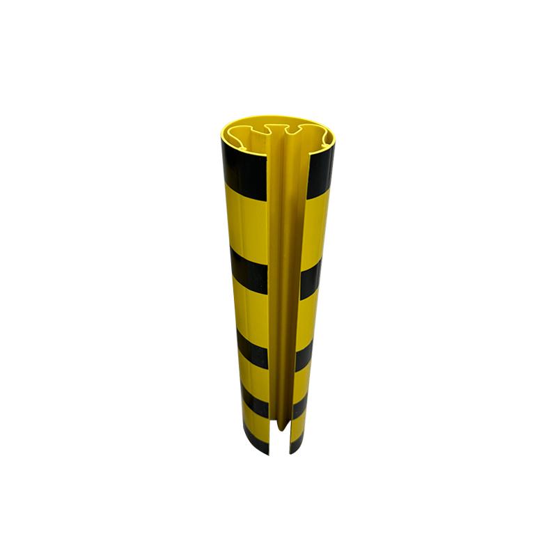 帛拉 PE货架防撞柱高600mm，直径120mm，开口40mm，壁厚3mm，适用货架尺寸：80-100mm 91249