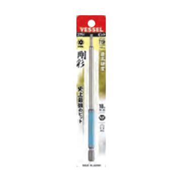 威威 1/4"(6.35mm)六角柄中孔梅花刚彩批头TT15×150mm 4907587 337160/GSVT15LH