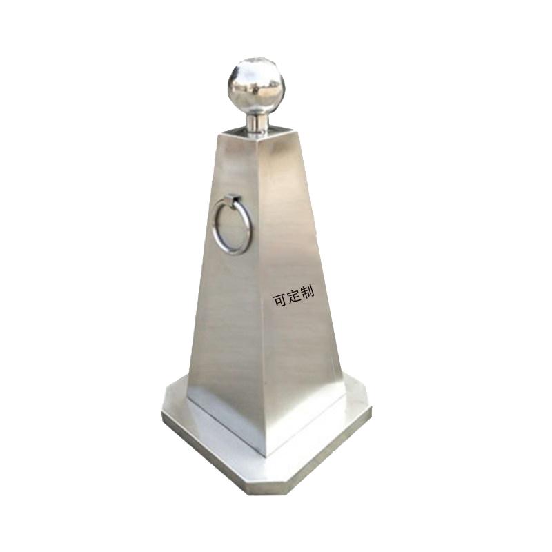 月桐 不锈钢圆球路锥可定制 银色 350×350×720mm 约4kg DYT-XCCS0078